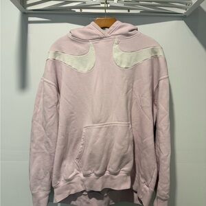 Nike Pink Hoodie with White Accents